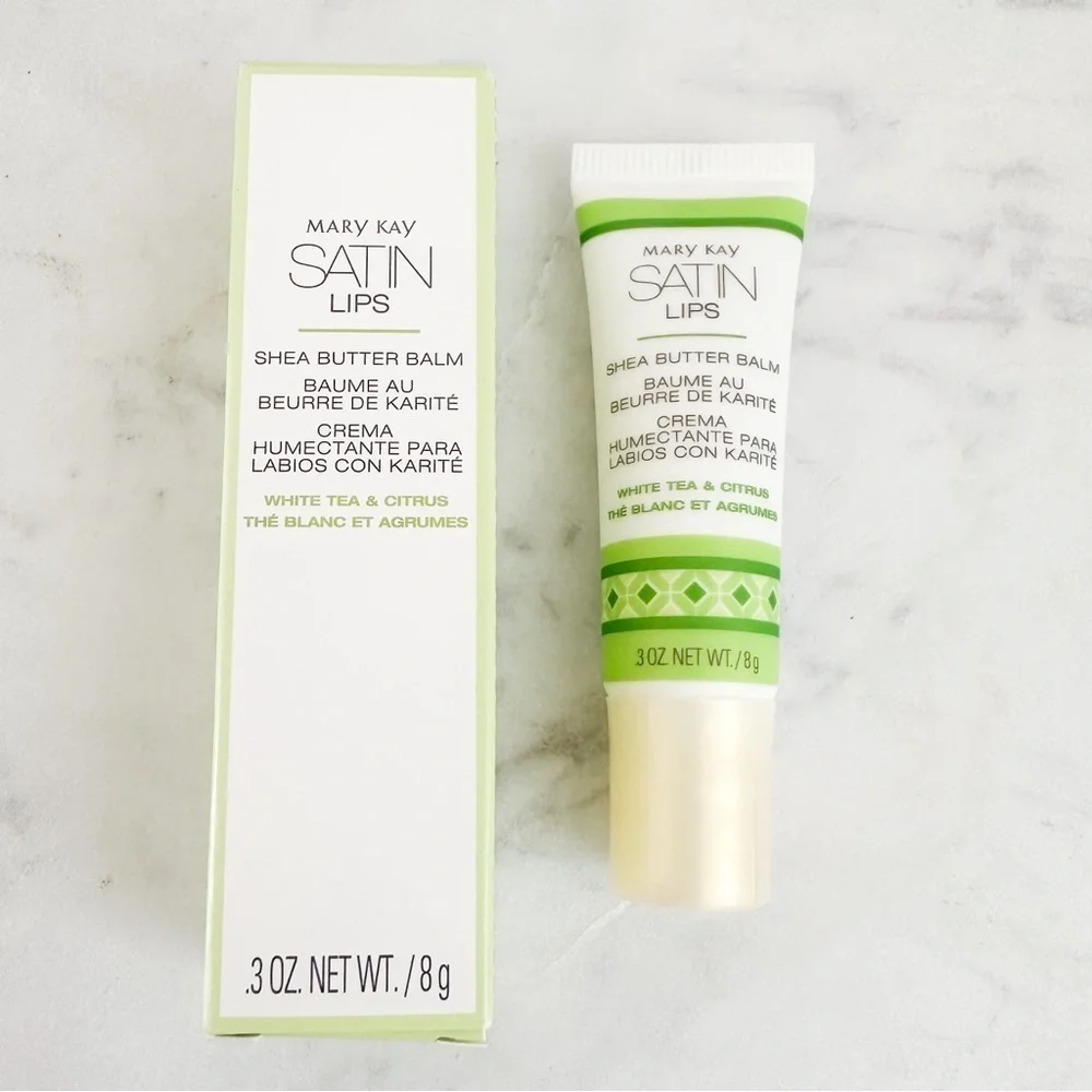 Mary Kay White Tea & Citrus Satin Lips set .3oz